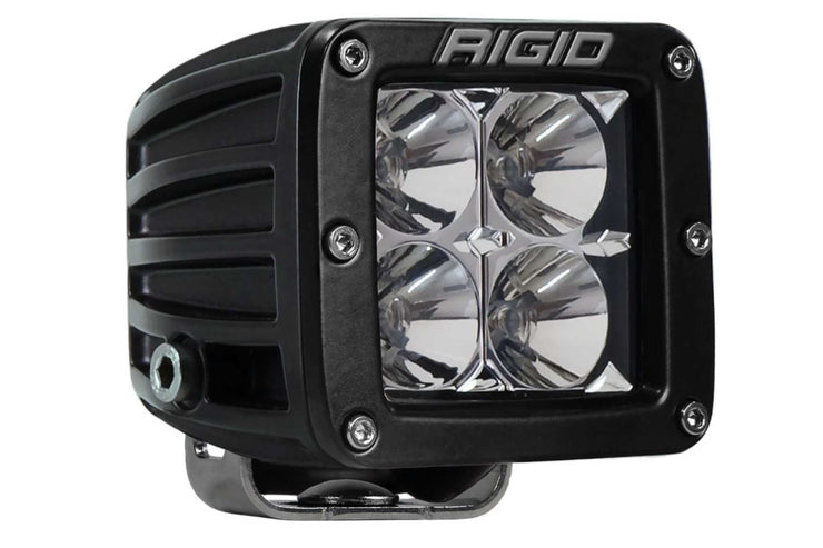 Rigid Industries Rigid D-Series LED Pro Light - Hyperspot / Surface / Black Housing / Pair (RIG504713)