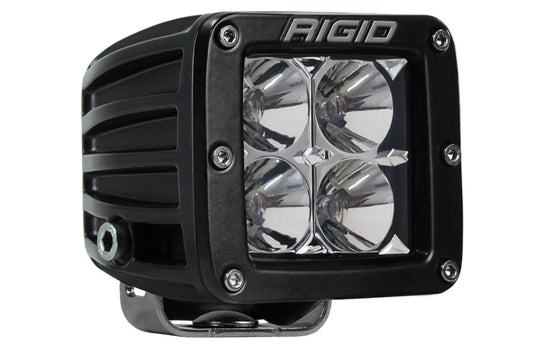 Rigid Industries Rigid D-Series LED Pro Light - Flood Diffused / Flush / White Housing / Each (RIG611513)