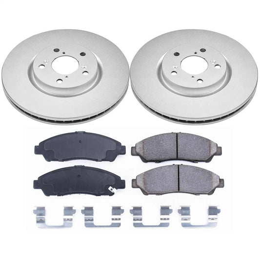 Power Stop 07-13 Acura MDX Front Z17 Evolution Geomet Coated Brake Kit