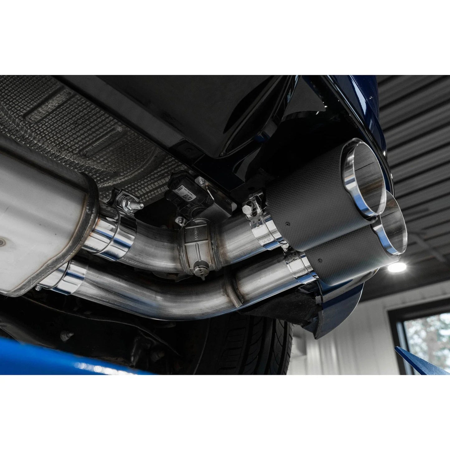 MBRP 15-19 VW Golf R 3 in Cat Back w/ 4 in OD Quad Carbon Fiber Tips - T304