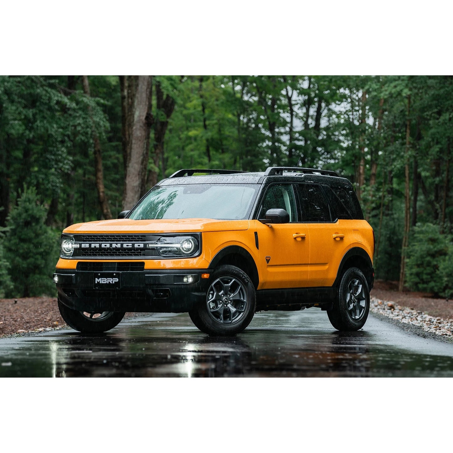MBRP 2021+ Ford Bronco Sport (1.5L / 2.0L EcoBoost) 2.5in Res-Back Exhaust - Dual Rear - Black