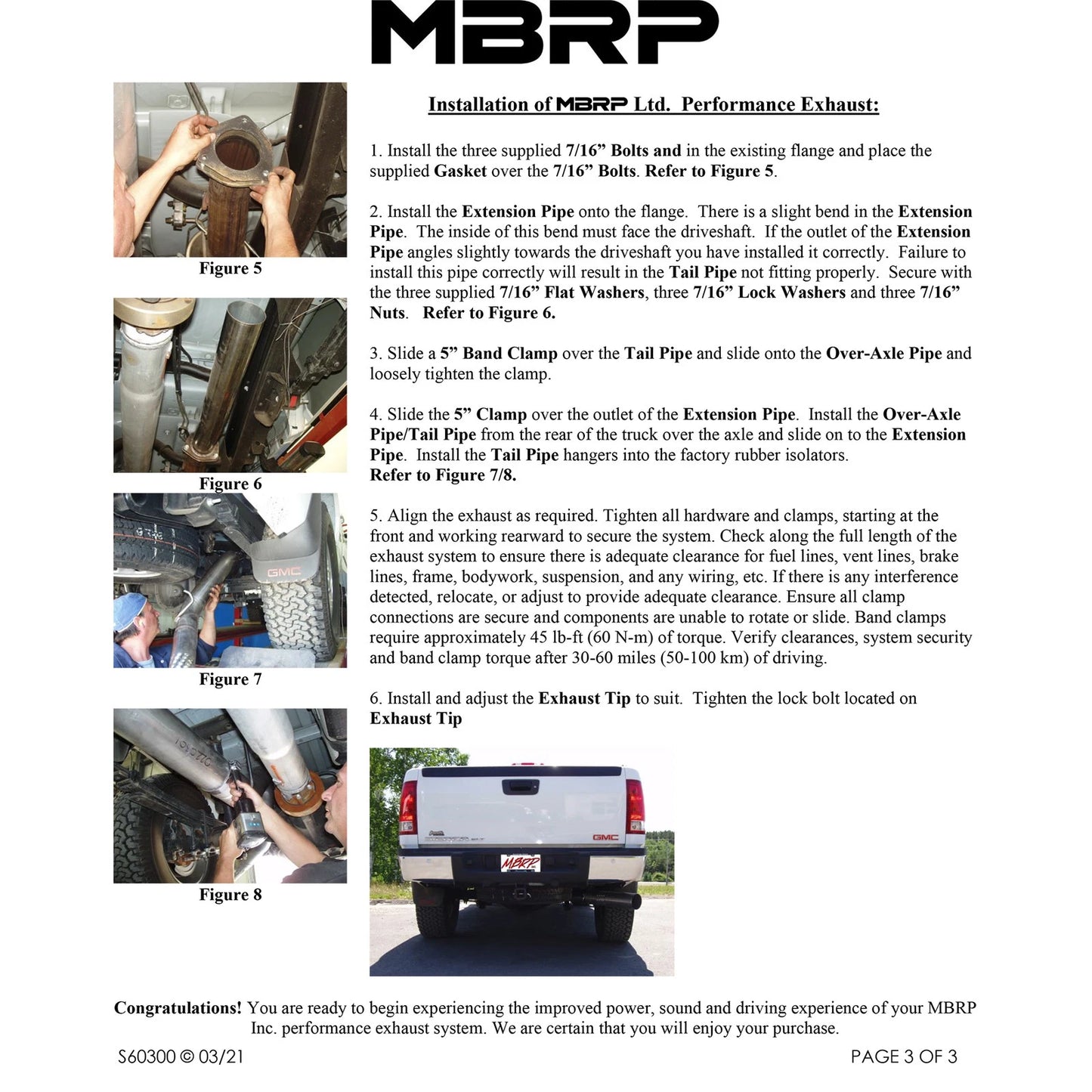 MBRP 2007-2009 Chev/GMC 2500/3500 Duramax All LMM 5 Filter Back Single Side