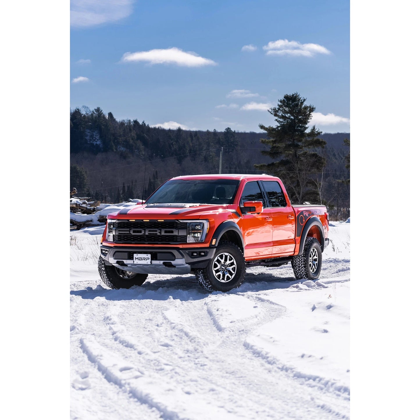 MBRP 2021+ Ford F-150 Raptor Axle-Back Dual Rear Exit T304 Performance Exhaust Sys