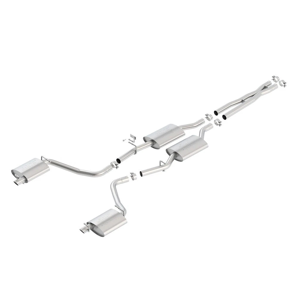 Borla 15-16 Dodge Charger 3.6L V6 ATAK Cat Back Exhaust (Uses Factory Valence)