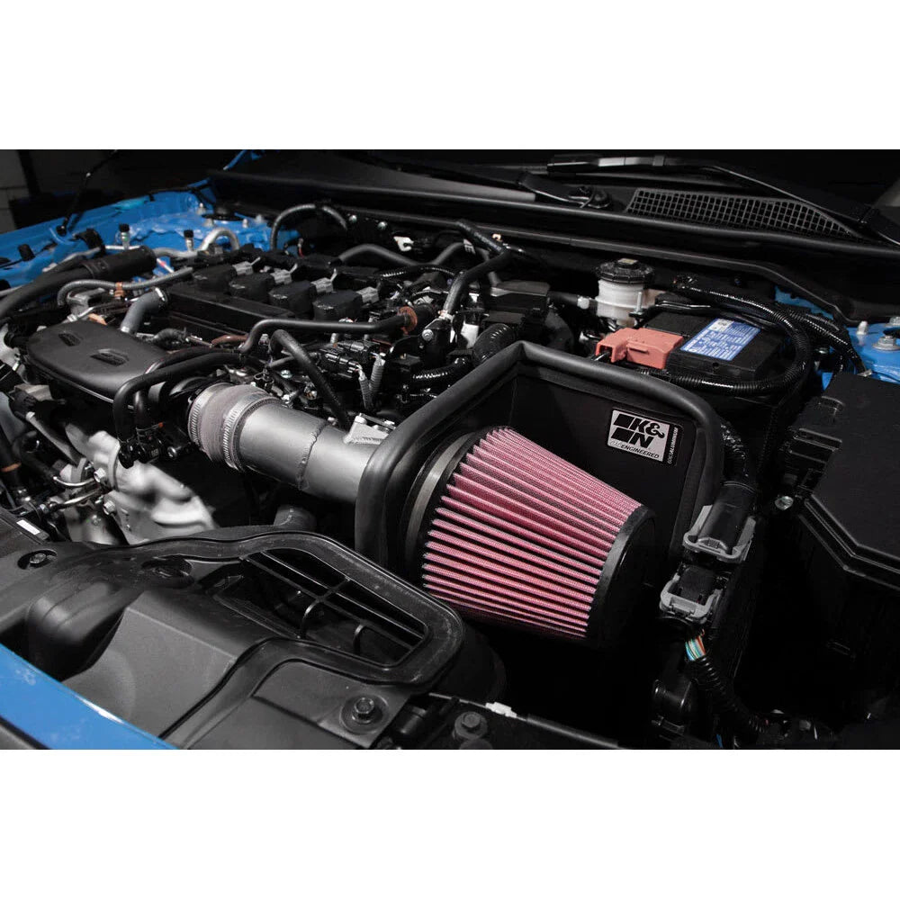 K&N 2022 Honda Civic 1.5L Turbo L4 Silver Typhoon Intake