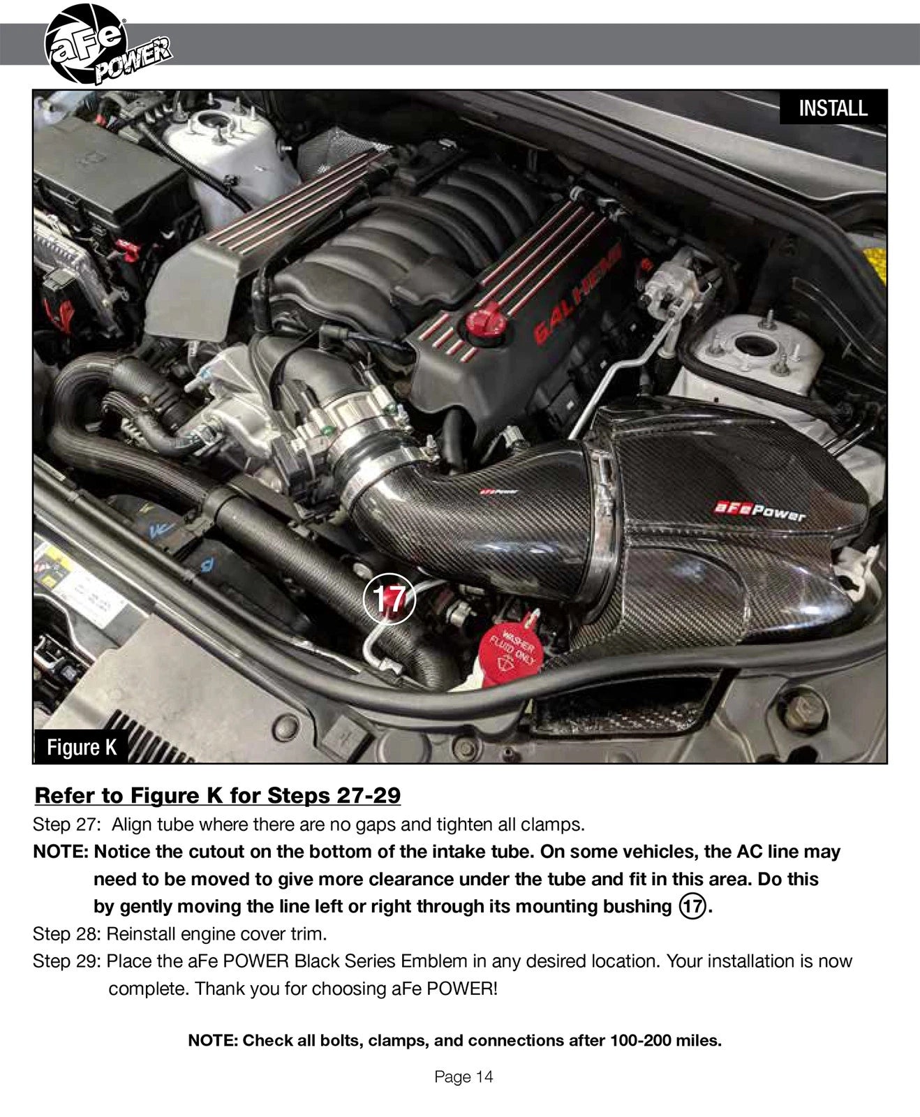 aFe Momentum Carbon Fiber CAIS w/ Pro Dry S Filter 12-19 Jeep Grand Cherokee SRT8 (WK2) V8-6.4L