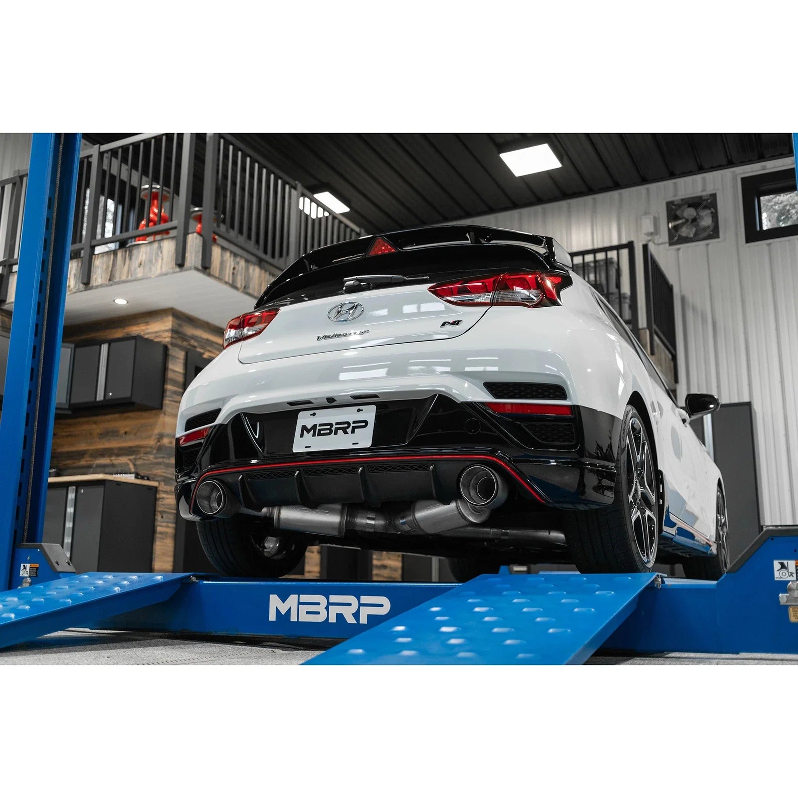 MBRP 2019+ Hyundai Veloster N 2.0L Turbo 3in Cat Back - T304 Stainless - Carbon Fiber Tip