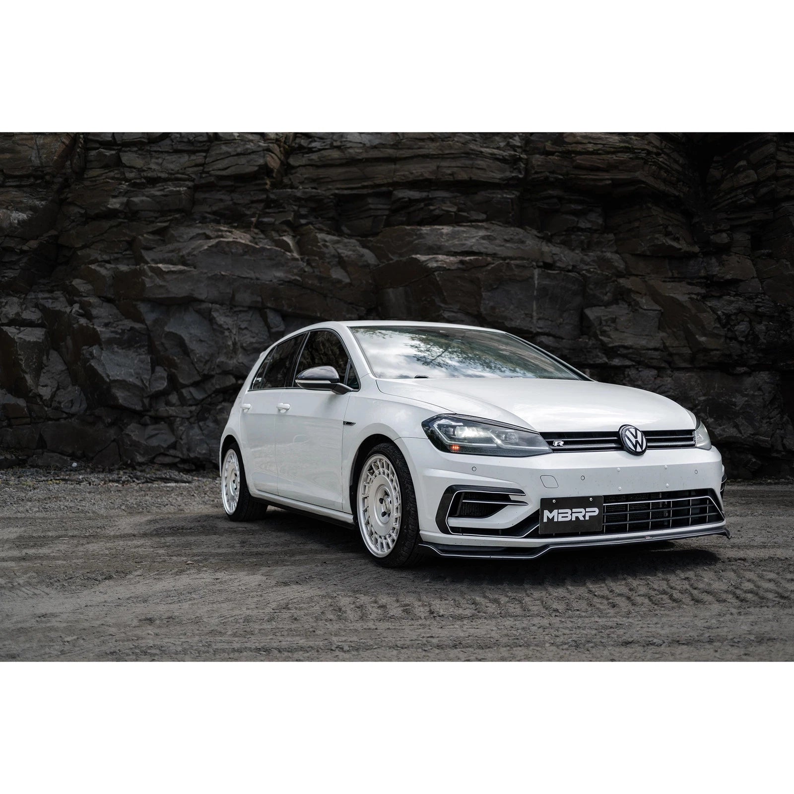 MBRP 15-19 VW Golf R MK7/MK7.5 3in T304 Cat Back Exhaust w/ Carbon Fiber Tips