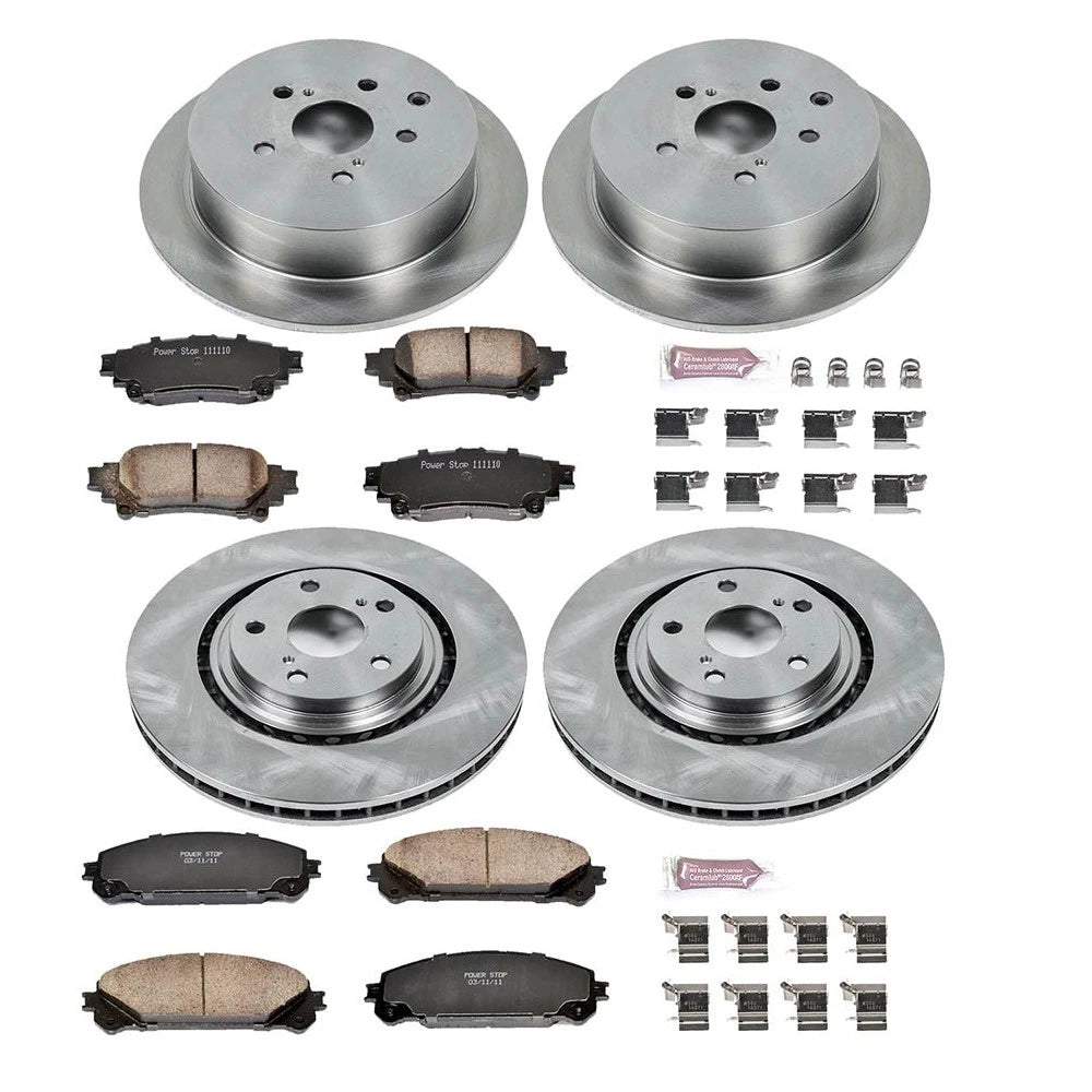 Power Stop 10-15 Lexus RX350 Front & Rear Autospecialty Brake Kit