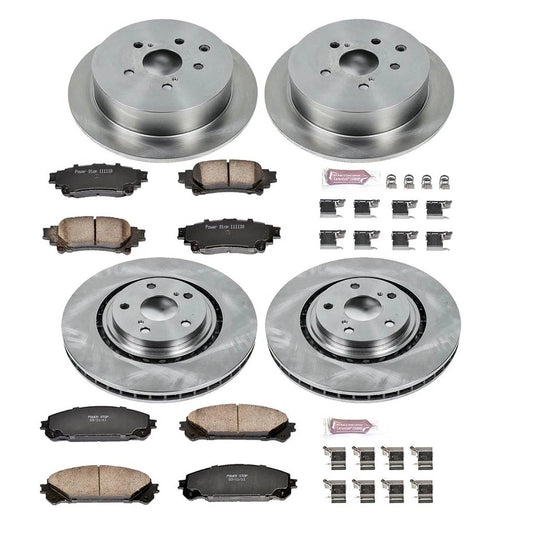 Power Stop 10-15 Lexus RX350 Front & Rear Autospecialty Brake Kit