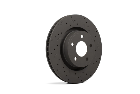 Hawk Talon 2006 Subaru Legacy 2.5i Drilled and Slotted Rear Brake Rotor Set