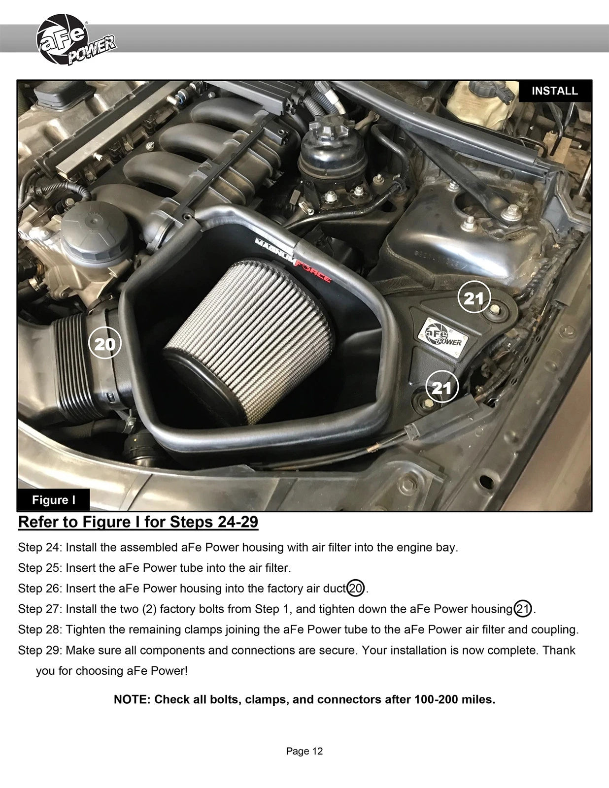 aFe POWER Magnum FORCE Stage-2 Pro Dry S Cold Air Intake System 06-13 BMW 3 Series L6-3.0L Non Turbo