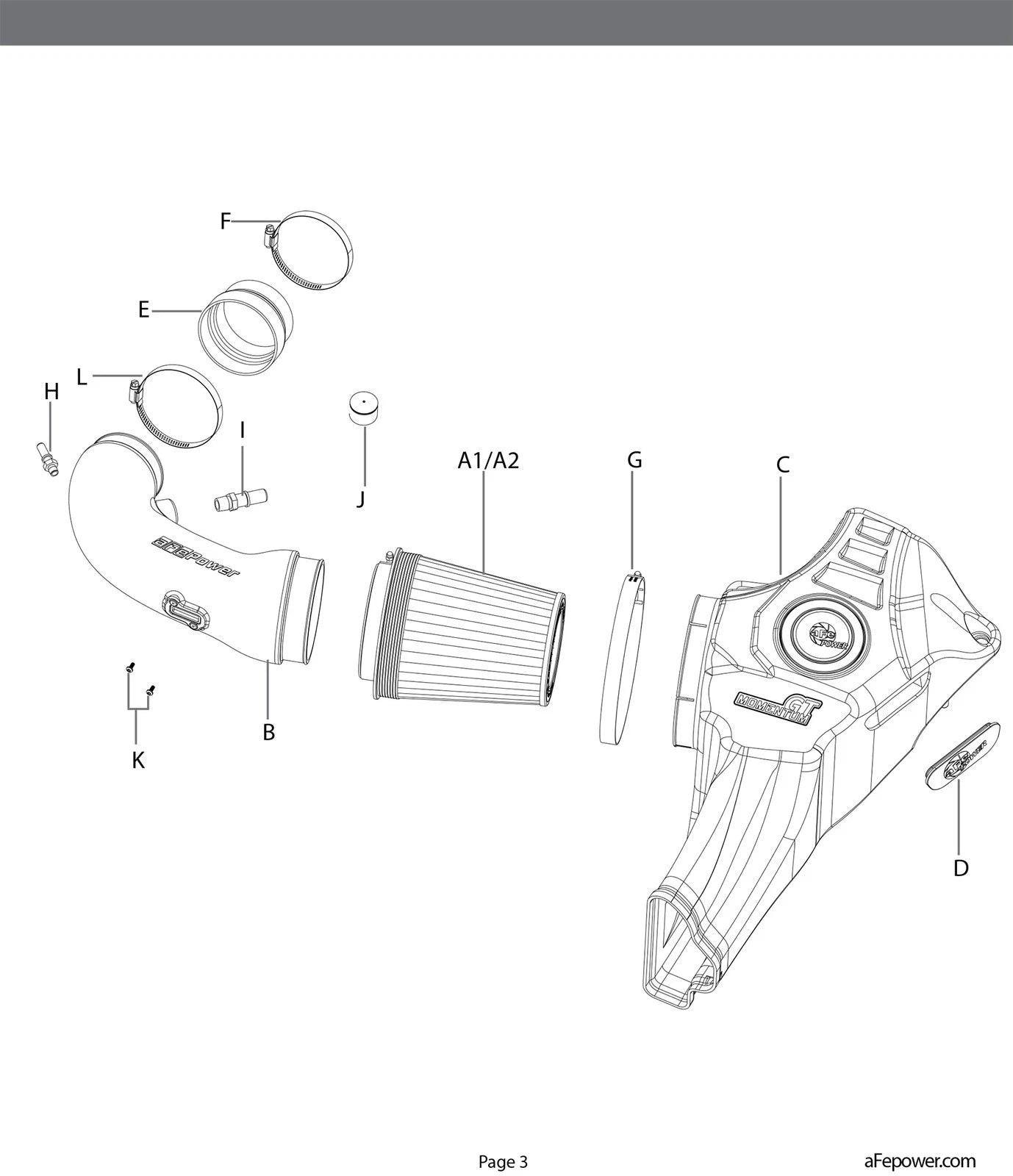 aFe Momentum GT Pro 5R Cold Air Intake System 18-19 Ford Mustang GT 5.0L V8