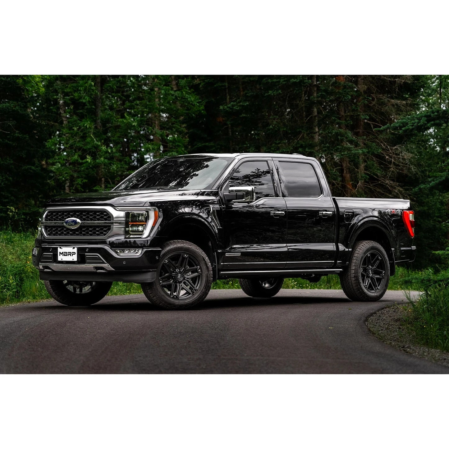 MBRP 2021+ Ford F-150 Powerboost Hybrid 3in Single Side Exit - T304