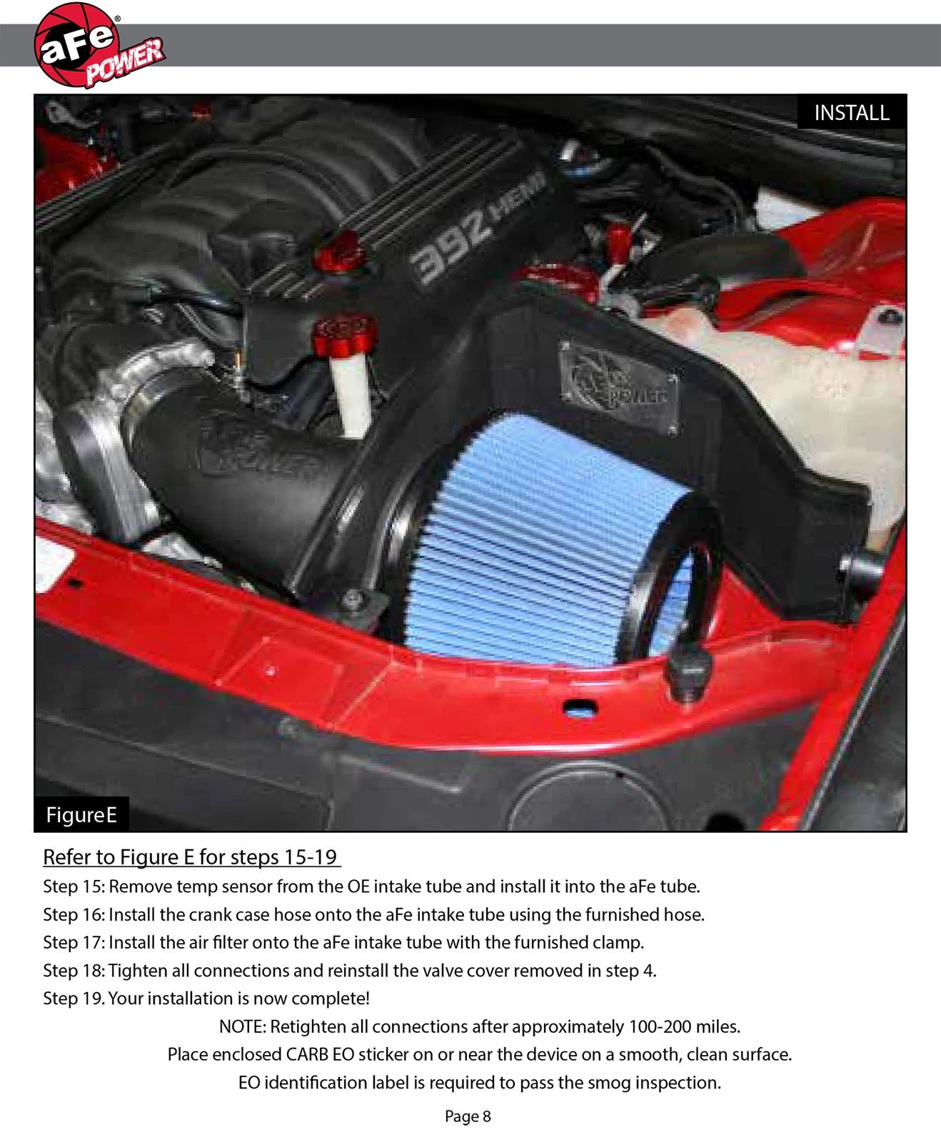 aFe MagnumFORCE Intake Stage-2 Pro 5R 11-12 Dodge Challenger/Charger / 11-12 Chrysler 300 V8 6.4L