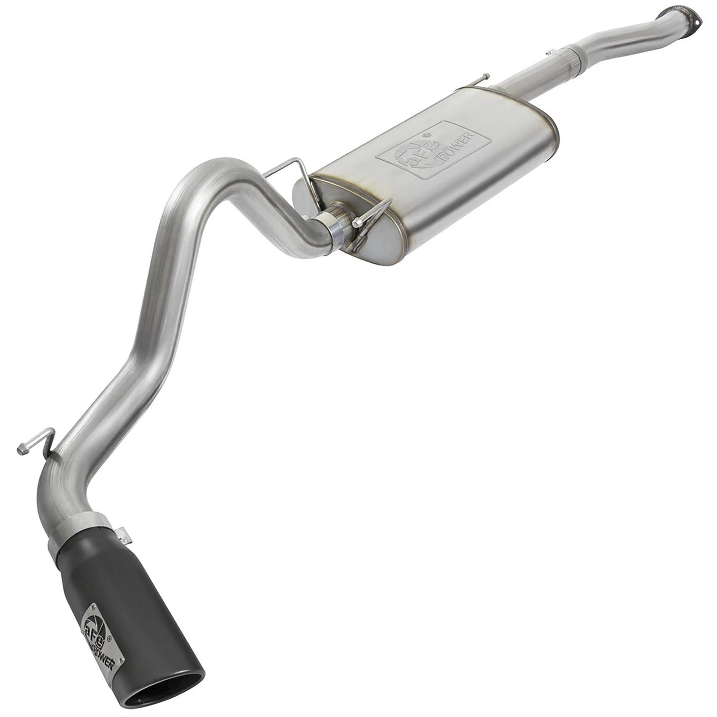 aFe MACHForce XP Cat-Back SS w/Black Tips 16 Toyota Tacoma V6-3.5L