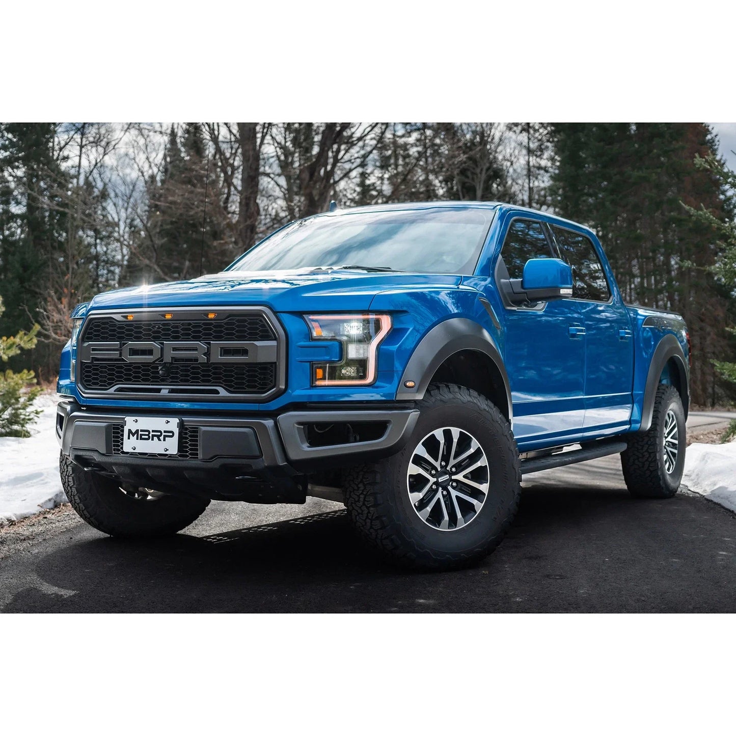 MBRP 17-20 Ford F-150 Raptor 3.5L Ecoboost Dual Rear Exit T409 3in Resonator Back Exhaust System