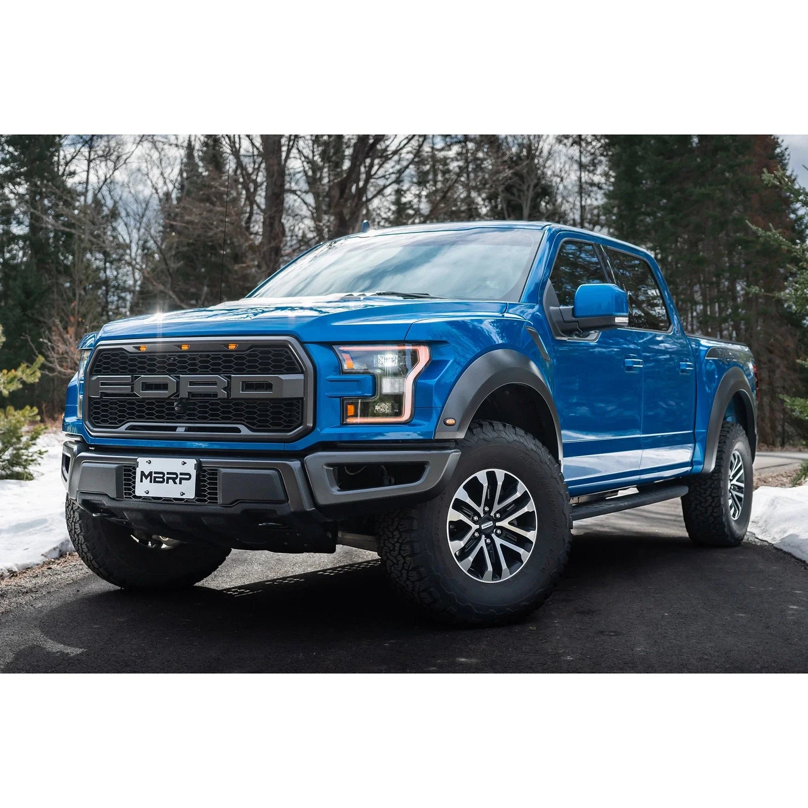 MBRP 17-20 Ford F-150 Raptor 3.5L Ecoboost Dual Rear Exit T409 3in Resonator Back Exhaust System