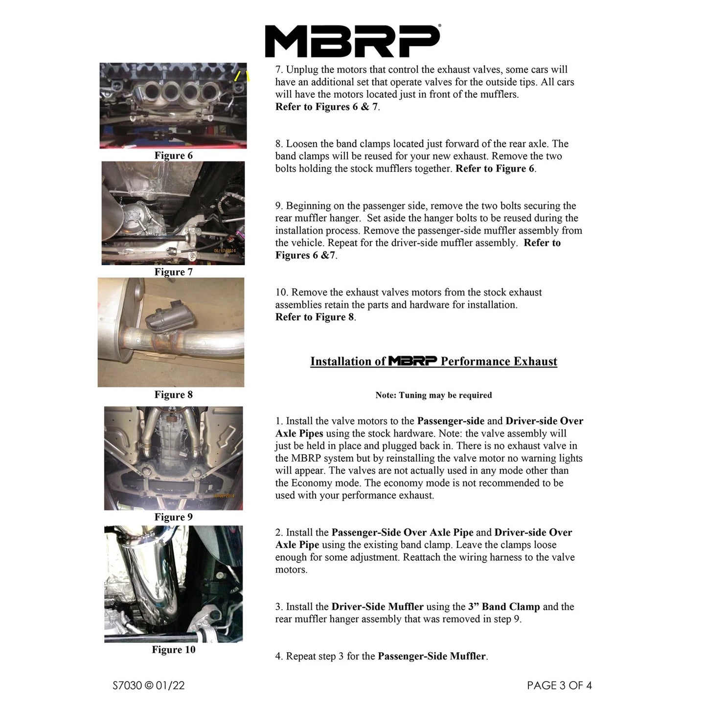 MBRP 14-19 Chevy Corvette V8 6.2L 3in T304 Dual Axle Back w/ 4in Quad Dual Wall Tips