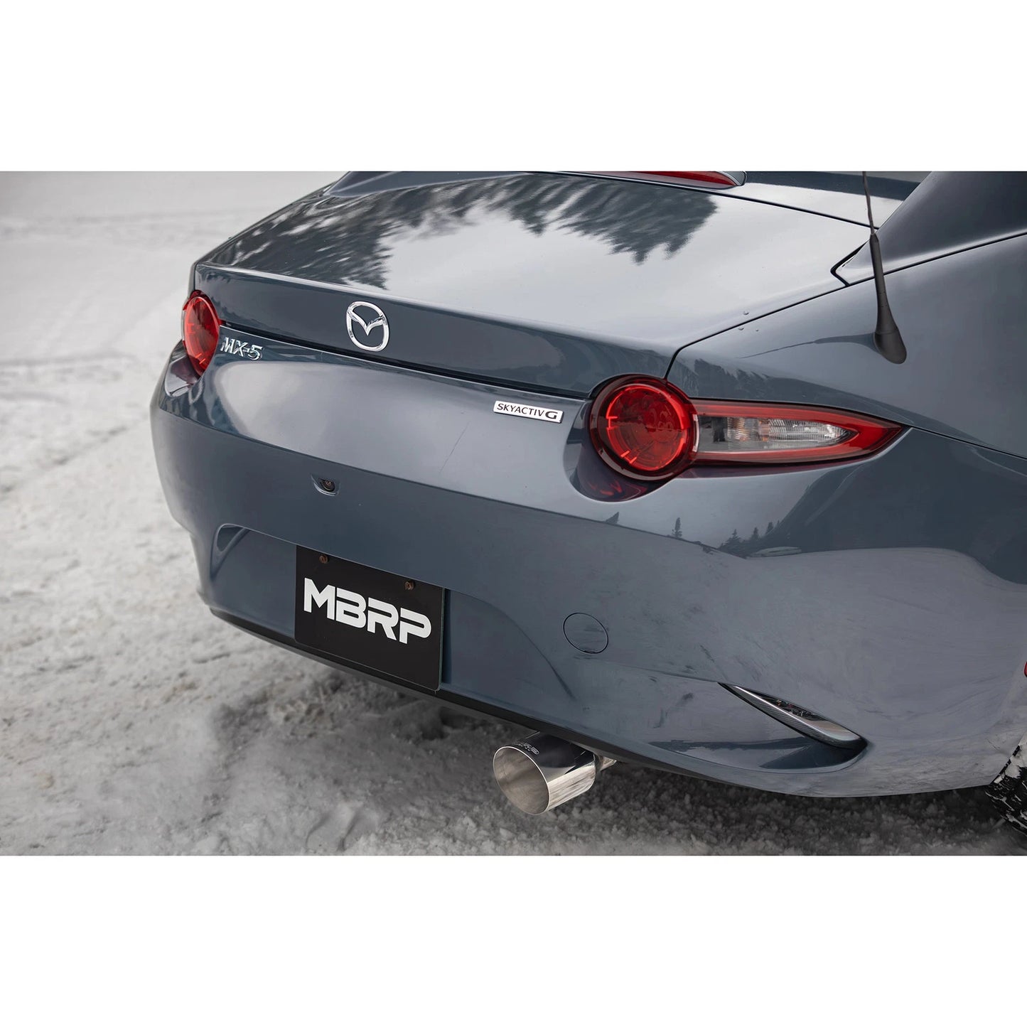 MBRP 16+ Mazda MX-5 Miata Single Rear Exit 2.5in Axle Back Exhaust AL