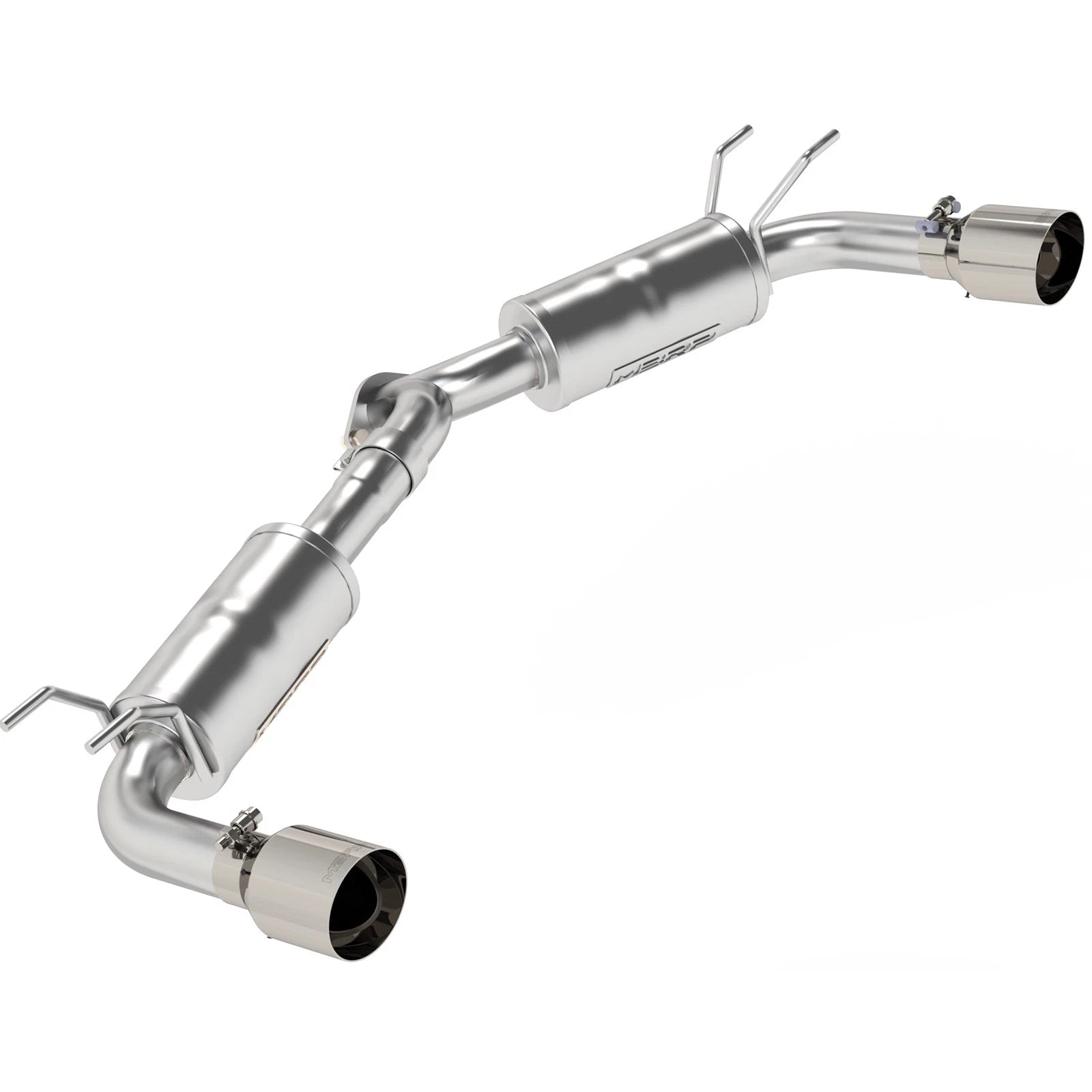 MBRP 19-23 Mazda 3 Hatchback T304SS 2.5in Axle-Back, Dual Rear Exit Street Profile