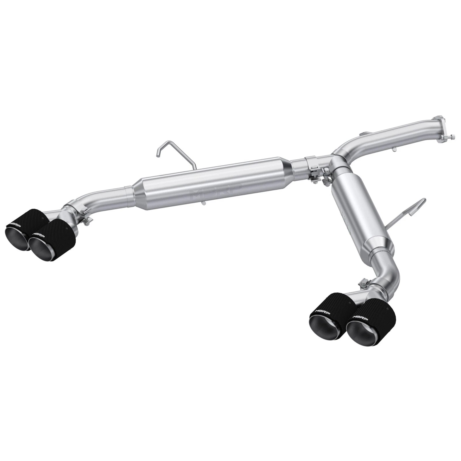 MBRP 2022-2023 Kia Forte GT 1.6L Turbo2.5in Axle-Back Dual Split Rear w/ Quad Carbon Tips