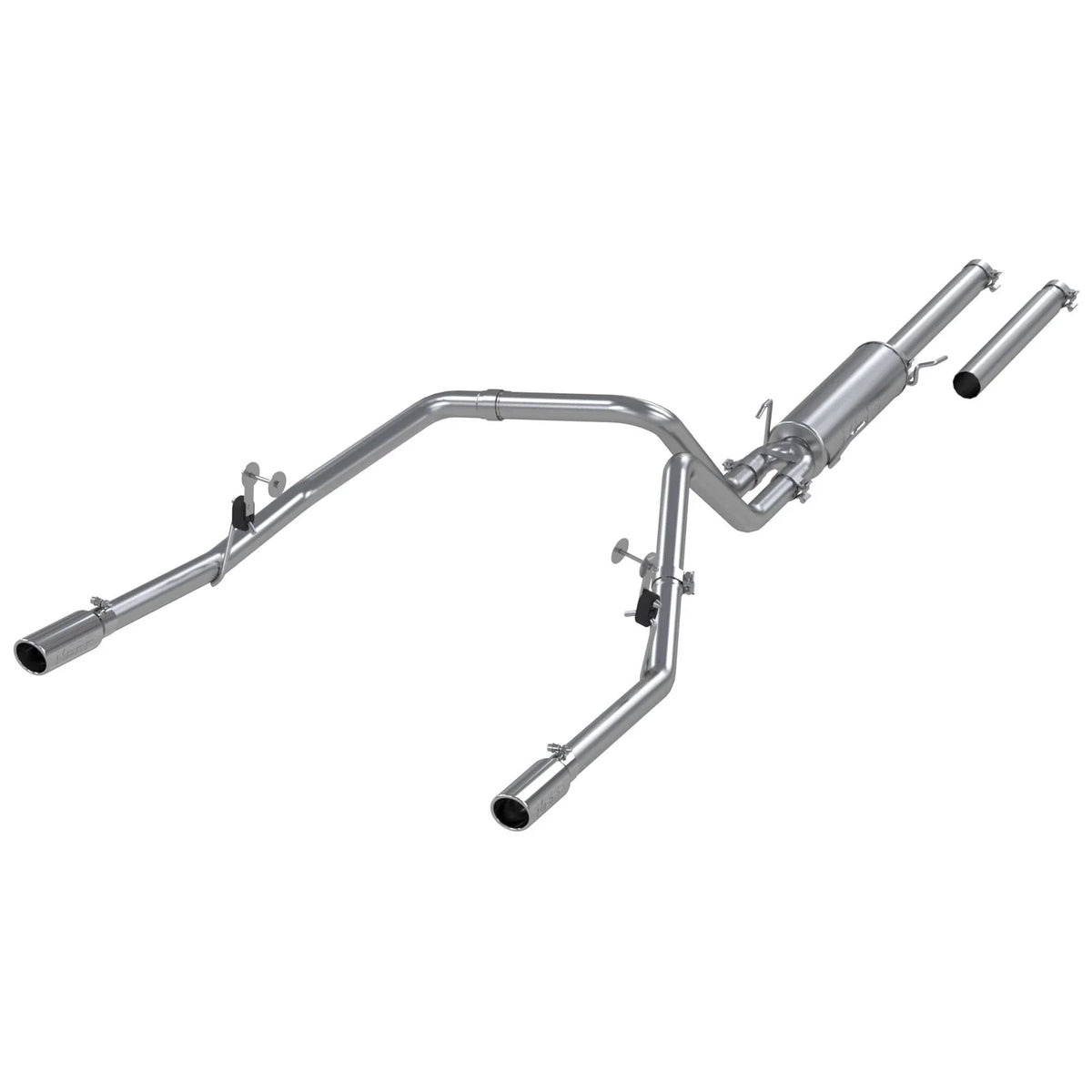 MBRP 2004-2005 Dodge Ram Hemi 1500 5.7L SC/CC-SB Cat Back Dual Split Rear