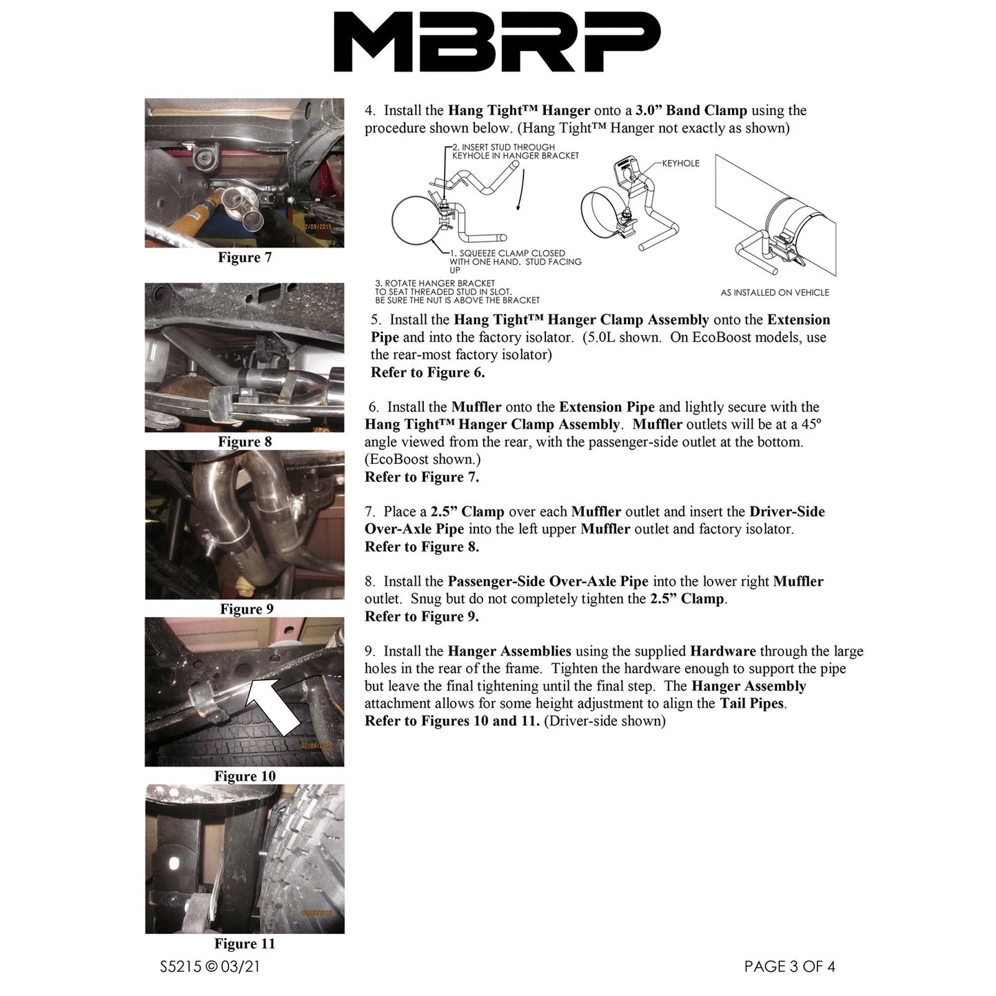 MBRP 2021+ F-150 2.7L/ 3.5L Ecoboost, 5.0L 3in Cat Back 2.5in Dual Split Rear