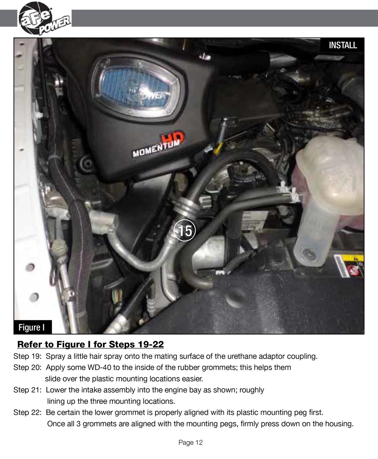 aFe Momentum HD AIS PRO 5R Intake 2014 RAM 1500 EcoDiesel V6-3.0L (td)