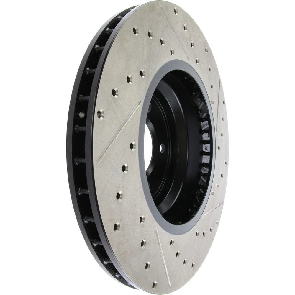 StopTech 07-09 BMW 335 (E90/E92/E93) Slotted & Drilled Right Front Rotor