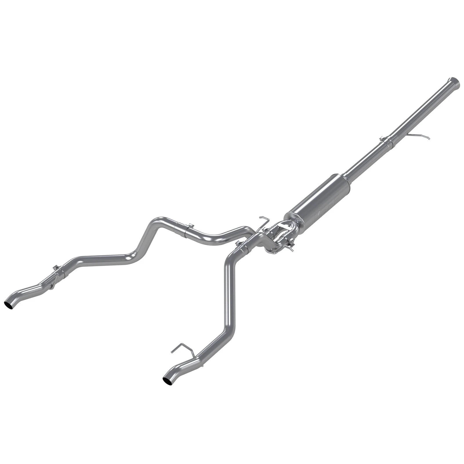 MBRP 19-Up Chevy Silverado 1500 6.2L 2.5in Catback Dual Rear Exit Aluminized