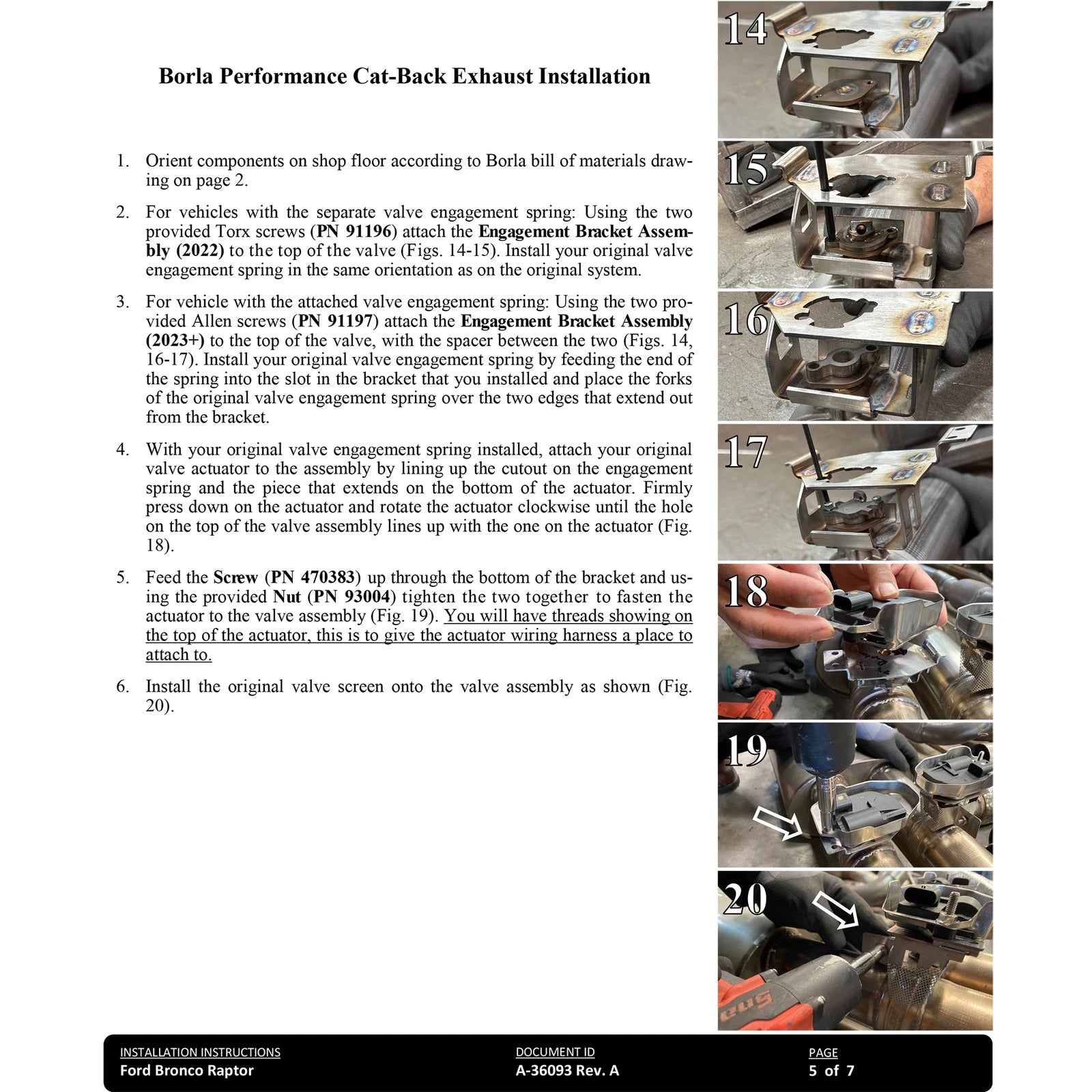 Borla 22-24 Ford Bronco Raptor V6 Turbo AT 2WD / 4WD ATAK Catback Exhaust w/ Turndown Tips
