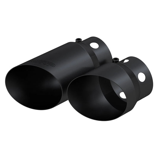 MBRP 2008+ Ford F250/350/450 6.4 L 4 inlet 5 Tip Cover Set - 6.75in and 9.75in Length - Black