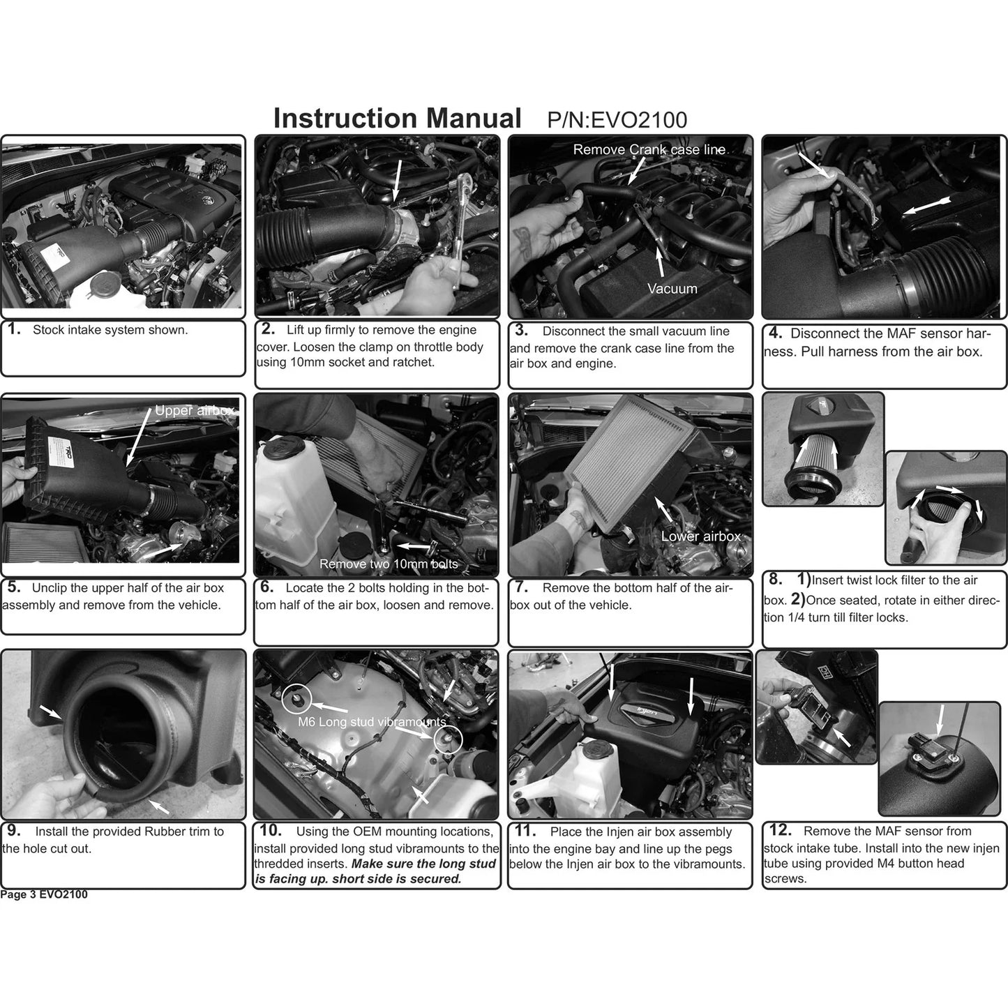 Injen 07-20 Toyota Tundra 5.7L Evolution Intake