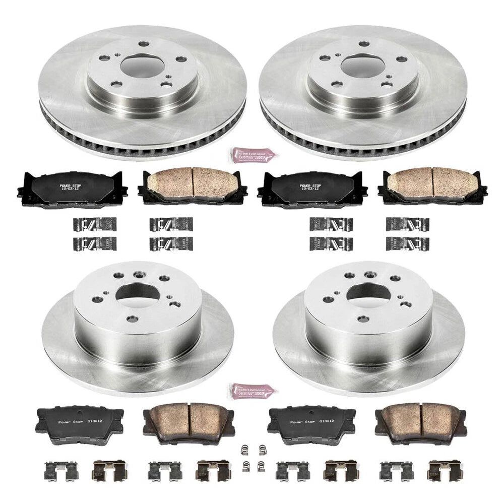 Power Stop 07-12 Lexus ES350 Front & Rear Autospecialty Brake Kit