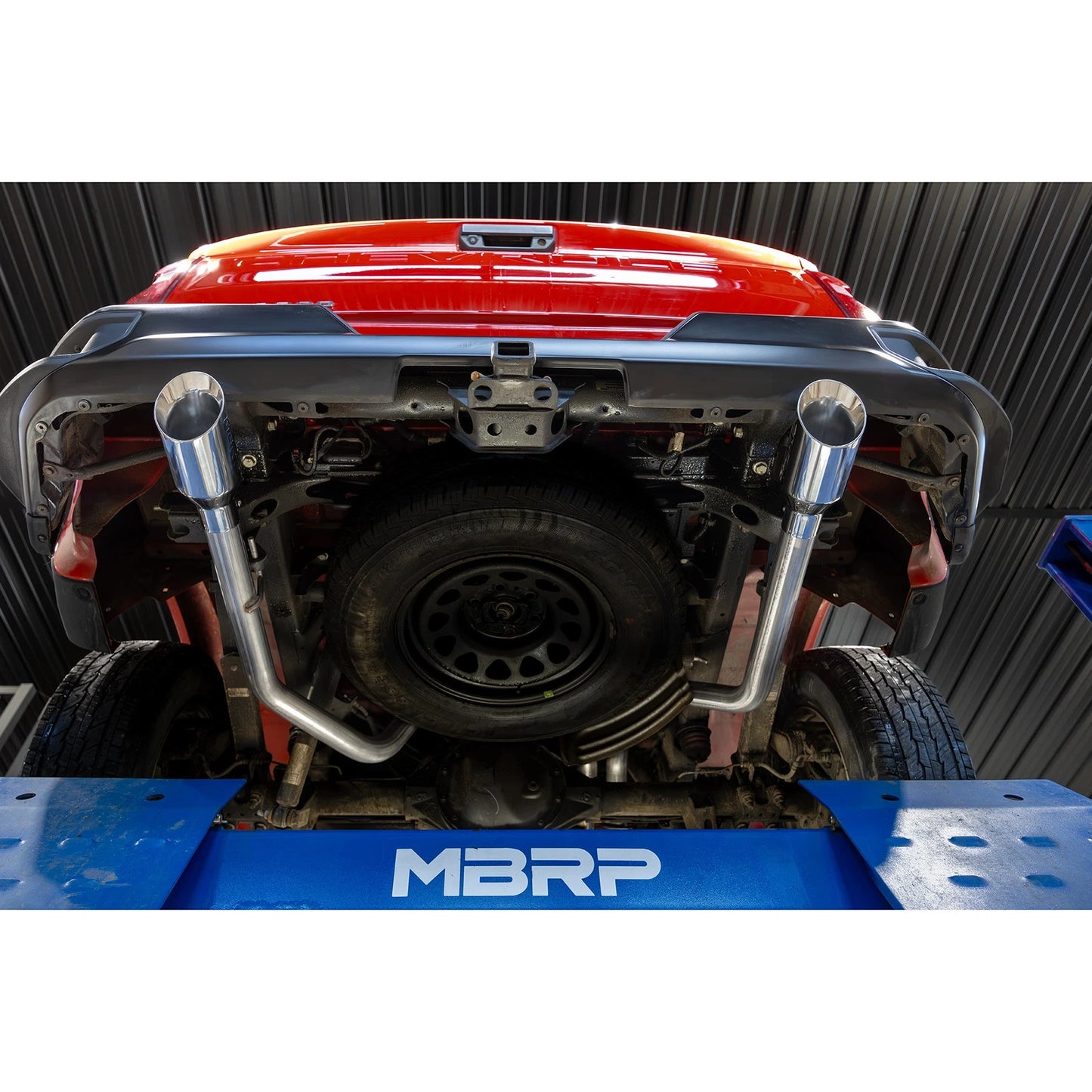 MBRP 2019+ Chevrolet Silverado 1500 / 2019+ GMC Sierra 1500 T304 SS 3in Armor Pro Cat-Back Exhaust