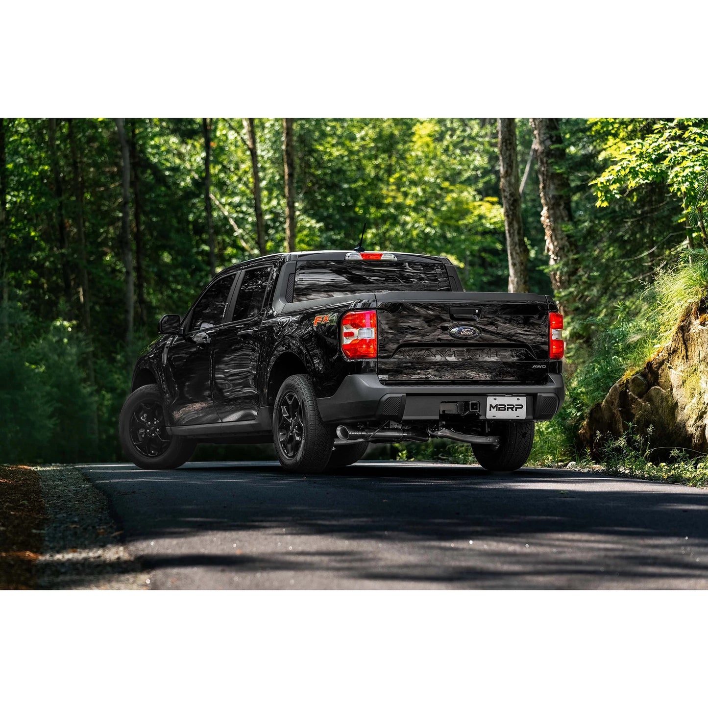 MBRP 2022+ Ford Maverick T304 4in OD Tip Single Side Exit 3in Cat Back Exhaust