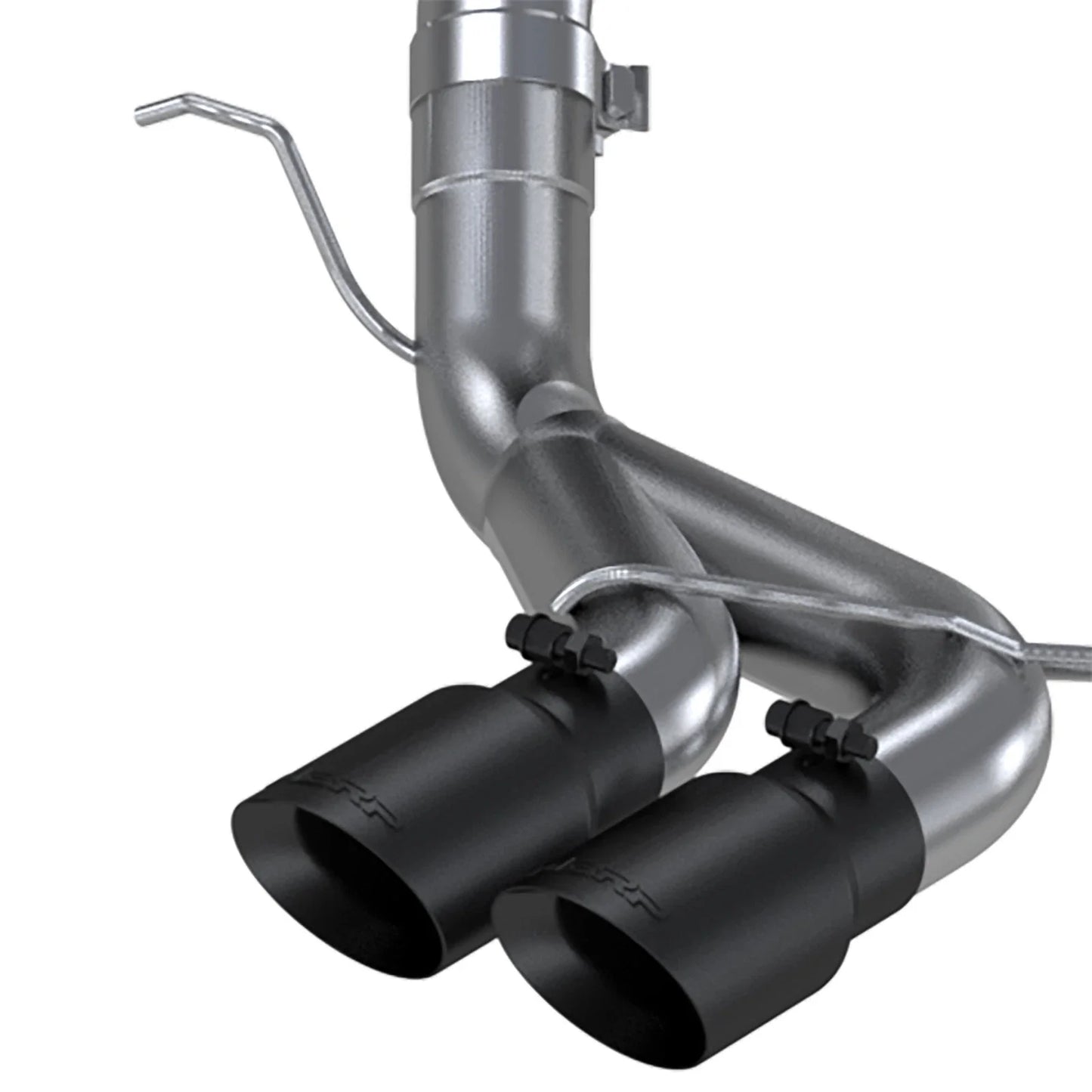 MBRP 13-17 Ford Focus ST 2.0L EcoBoost Dual Center Outlet T409 3in Cat Back w/ Black Tips