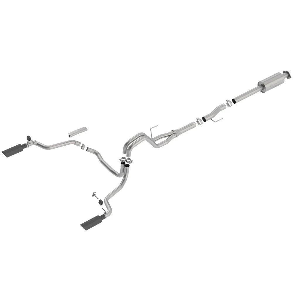 Borla 15-16 Ford F-150 3.5L EcoBoost Ext. Cab Std. Bed Catback Exhaust ATAK Single Split Rear Exit