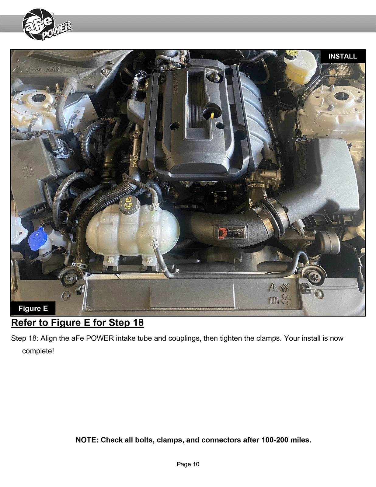 aFe Super Stock Induction System Pro 5R Media 15-20 Ford Mustang L4-2.3L (t)