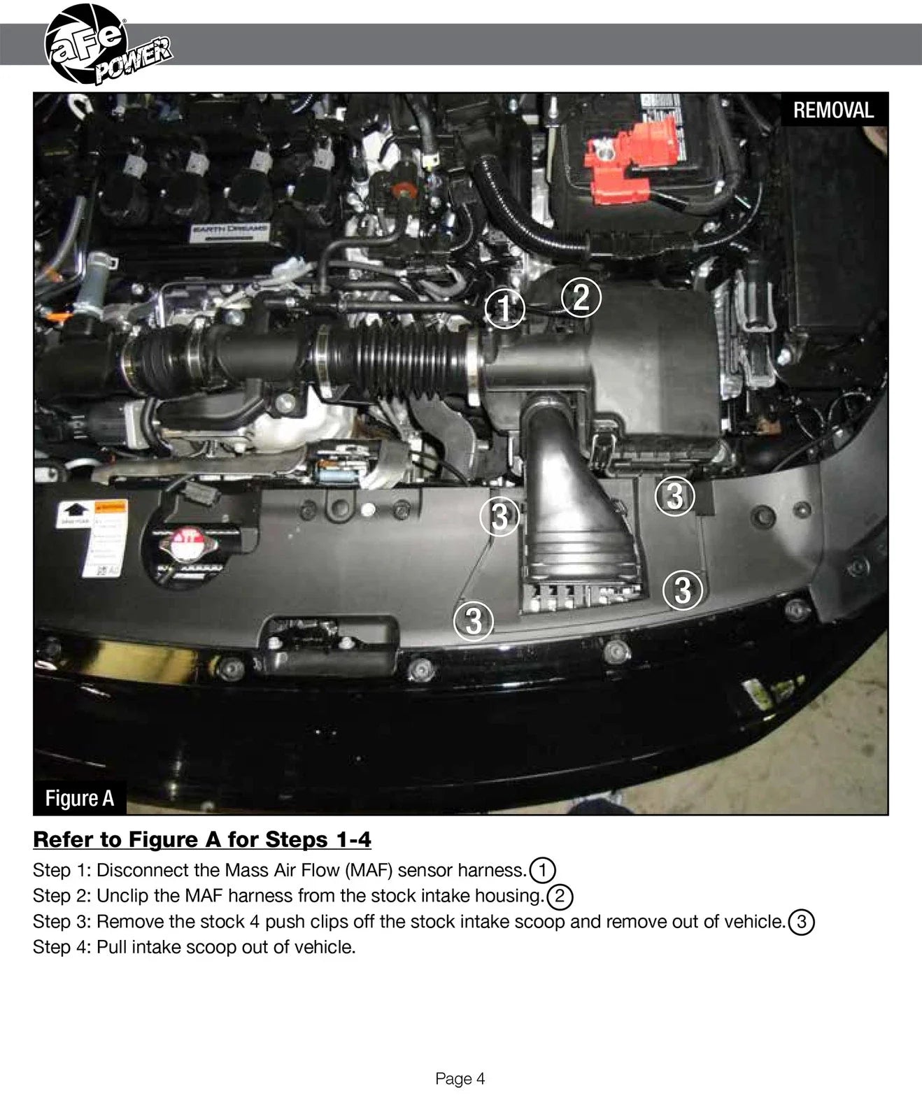 aFe Takeda Momentum Pro 5R Cold Air Intake System 2018 Honda Accord I4 1.5L (t)