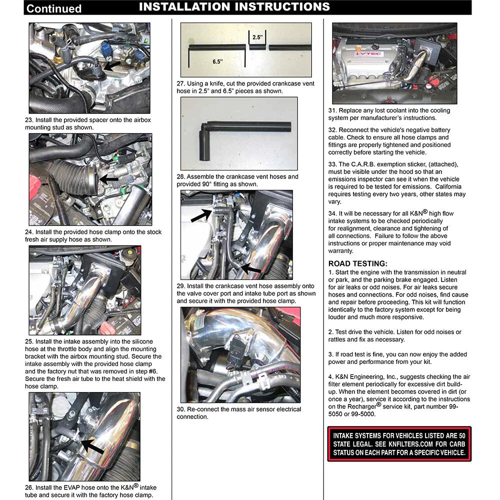 K&N 06-09 Civic Si Silver Typhoon Short Ram Intake
