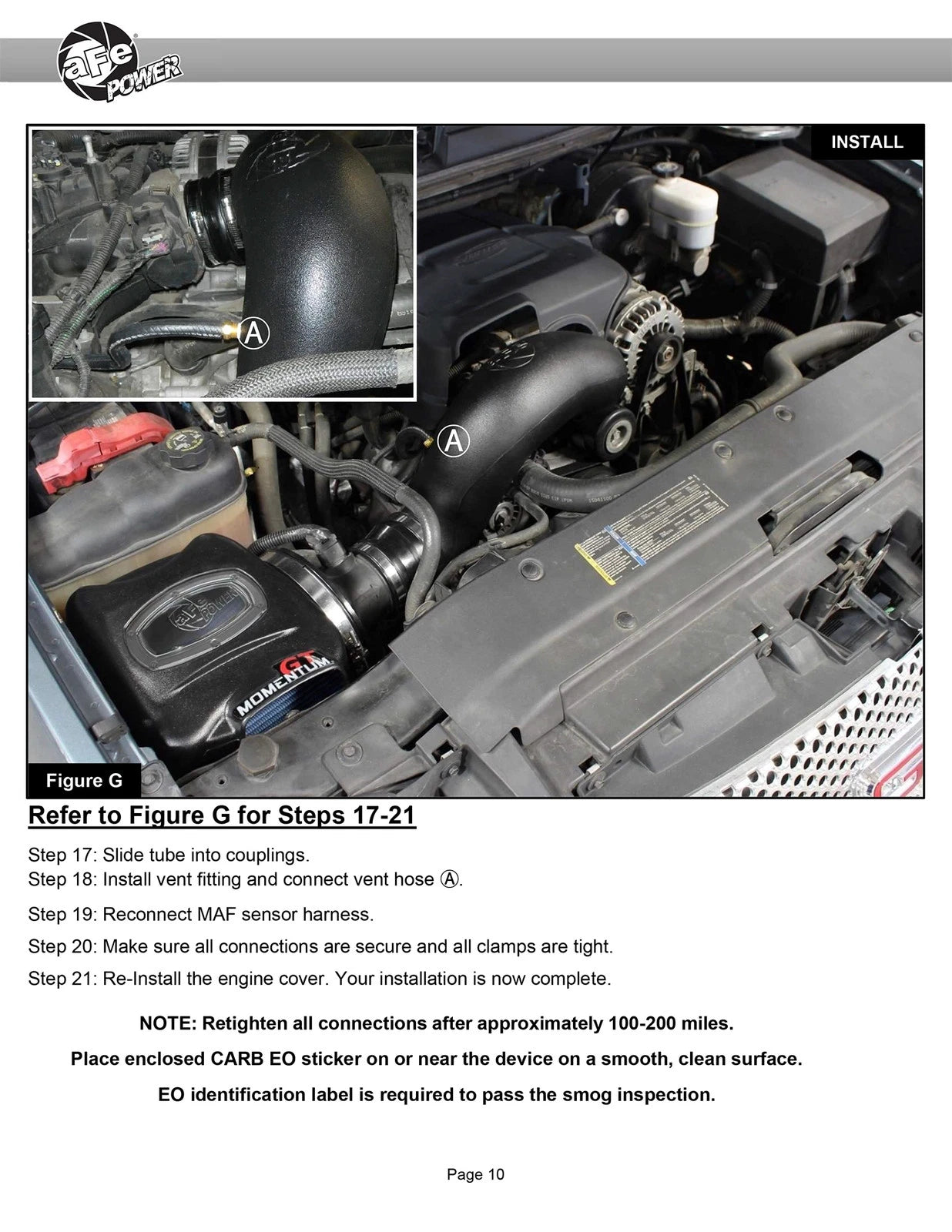 aFe Momentum GT Stage-2 Si PRO 5R Intake System GM Trucks/SUVs V8 4.8L/5.3L/6.0L/6.2L (GMT900) Elect