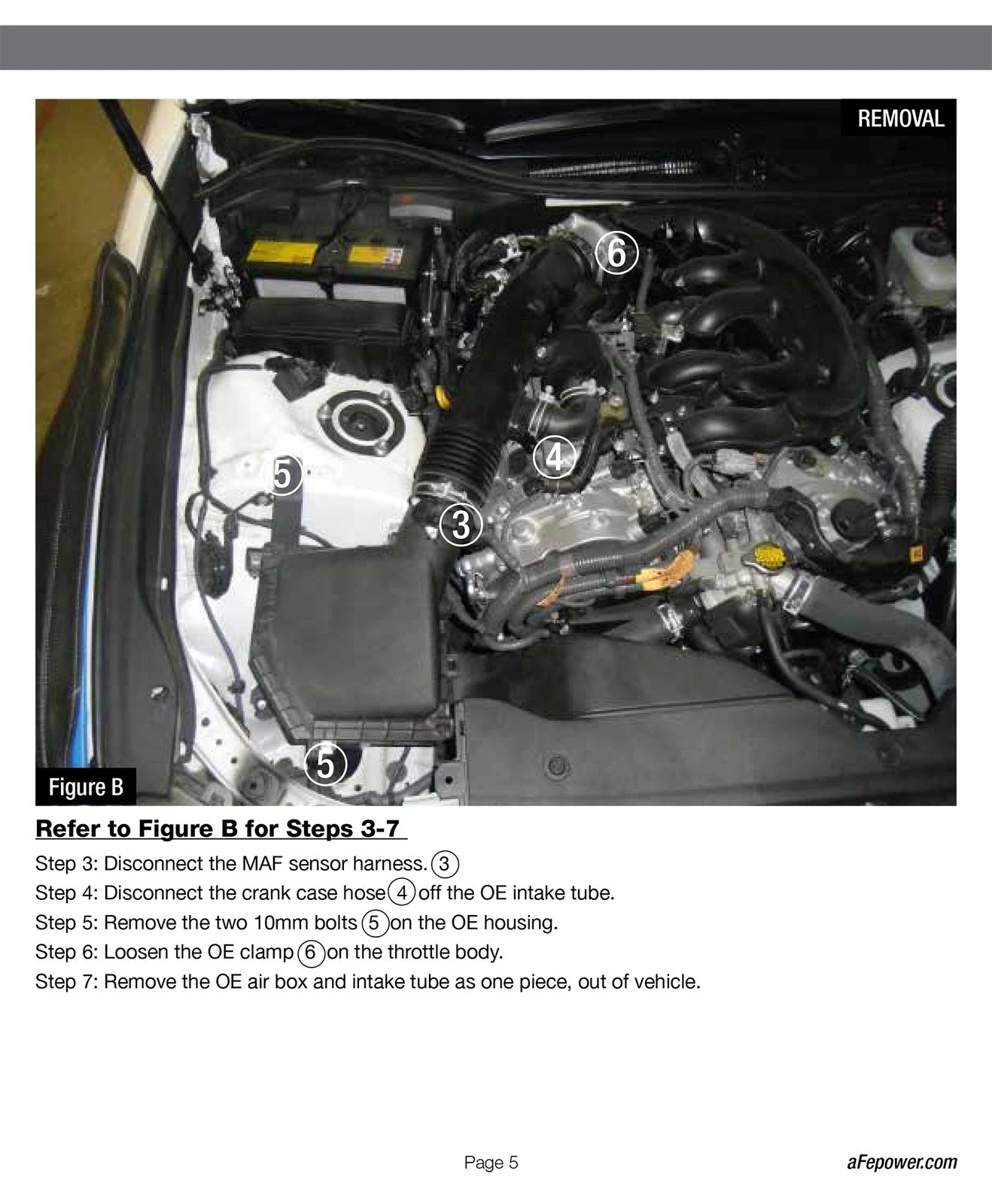 aFe Takeda Stage-2 Pro 5R Cold Air Intake System 15-17 Lexus RC 350 3.5L
