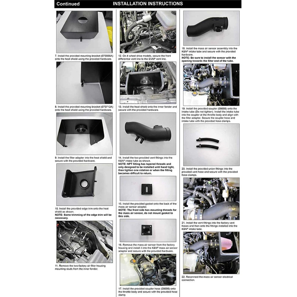 K&N 17-18 Nissan Titan XD V8 5.6L AirCharger Performance Intake