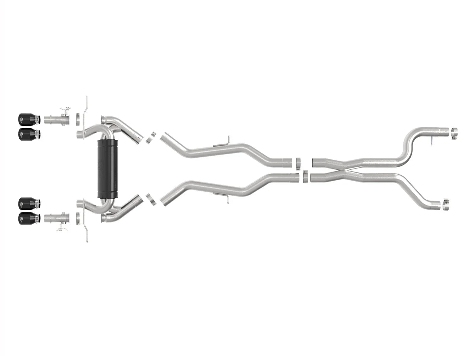 aFe 23-25 BMW M2 L6-3.0L (G87) MACH Force-Xp Cat-Back Exhaust w/ Black Tip