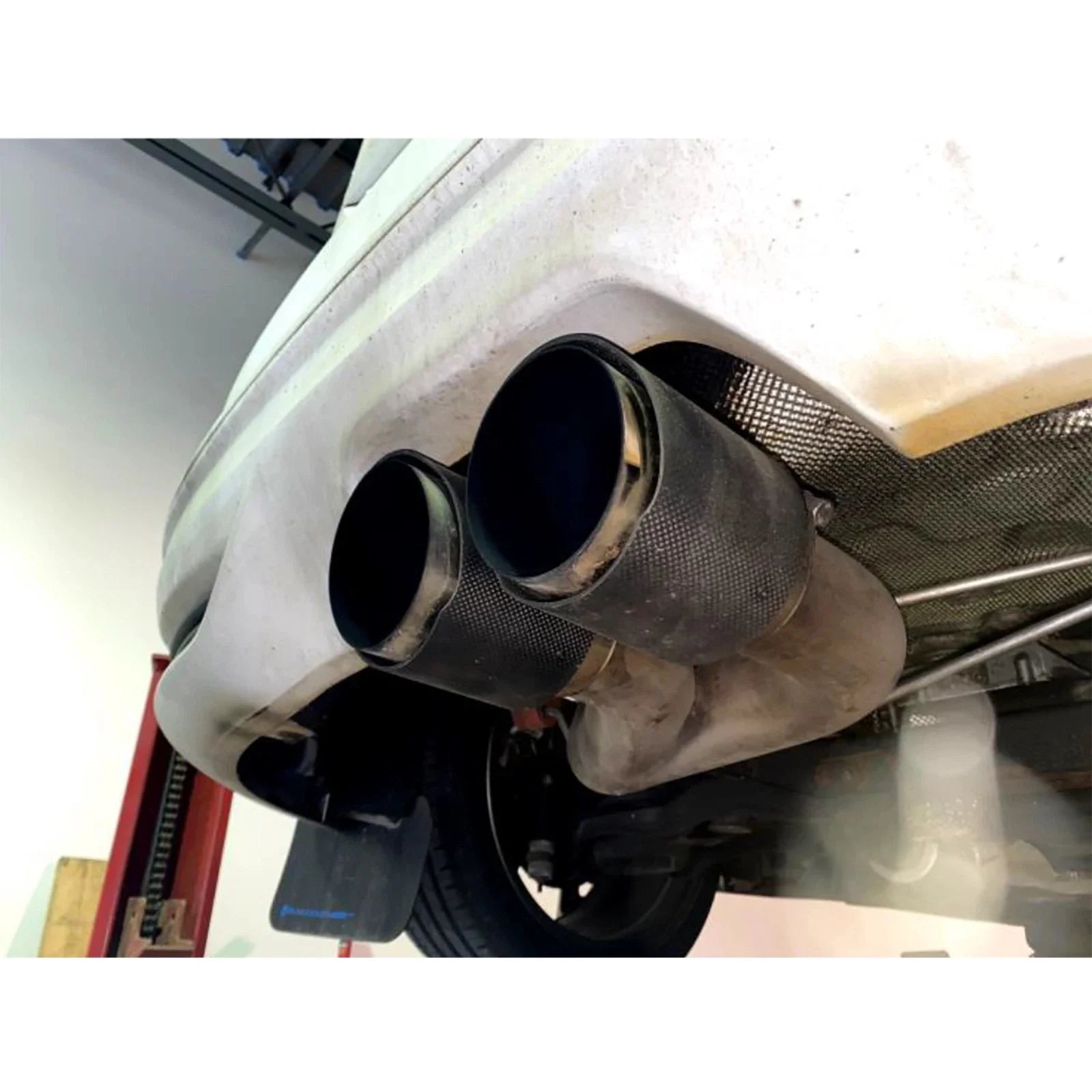 MBRP 13-18 Ford Focus ST 2.0L EcoBoost SS 3in Cat-Back Dual Outlet w/ Carbon Fiber Tips - T304