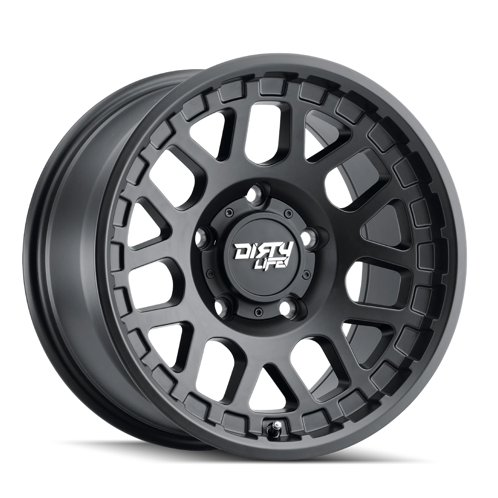 Dirty Life 9306 Mesa 17x9 / 5x127 BP / -12mm Offset / 78.1mm Hub Matte Black Wheel