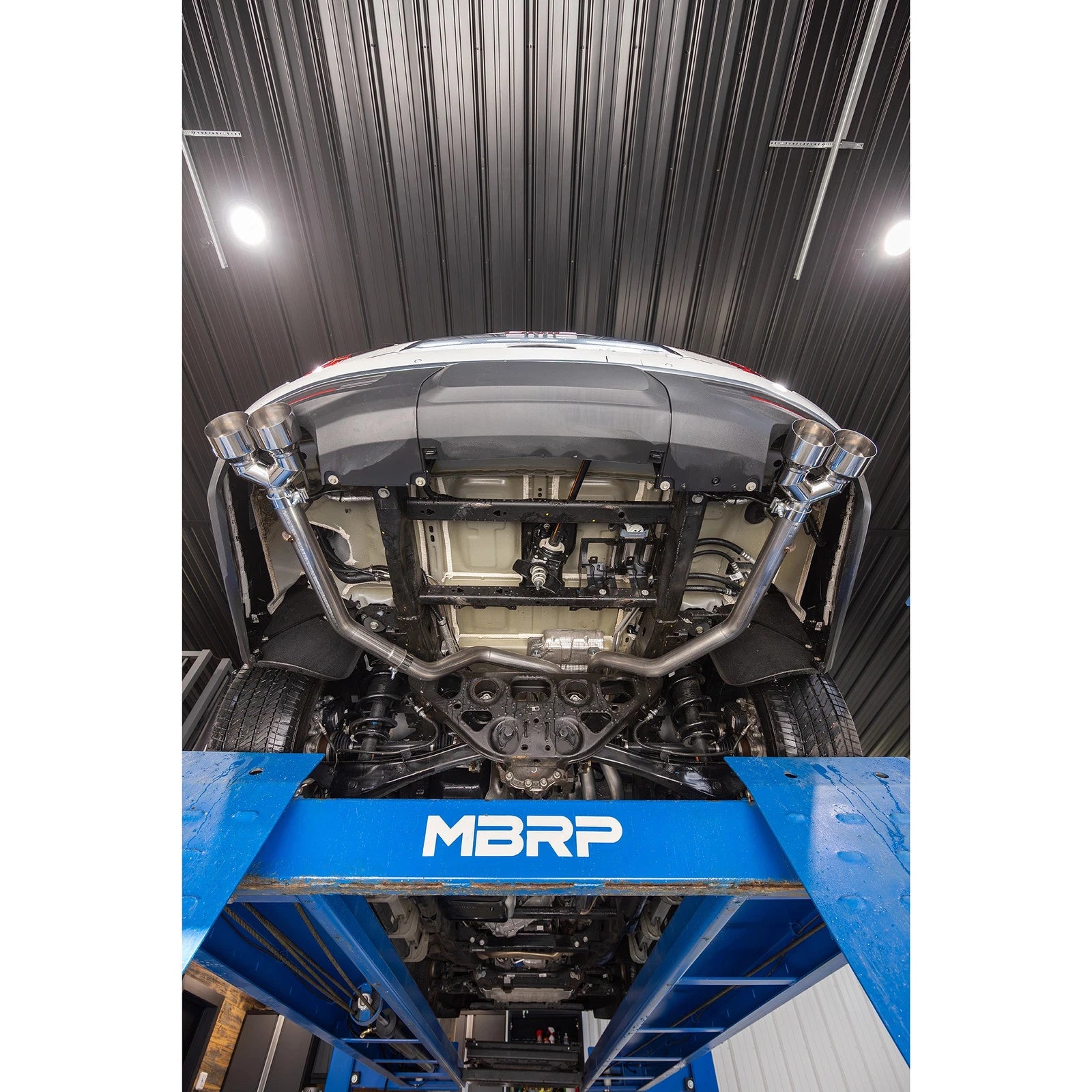 MBRP 21-24 Chevrolet Suburban XL 5.3L 3in Aluminized 2.5in Dual Split Carbon Fiber Cat-back