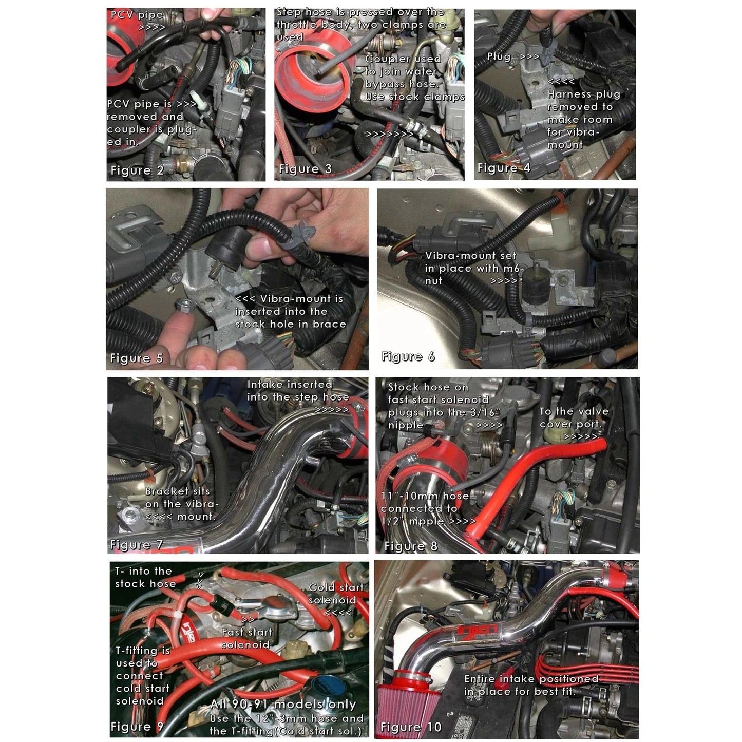 Injen 90-93 Integra Fits ABS Polished Short Ram Intake